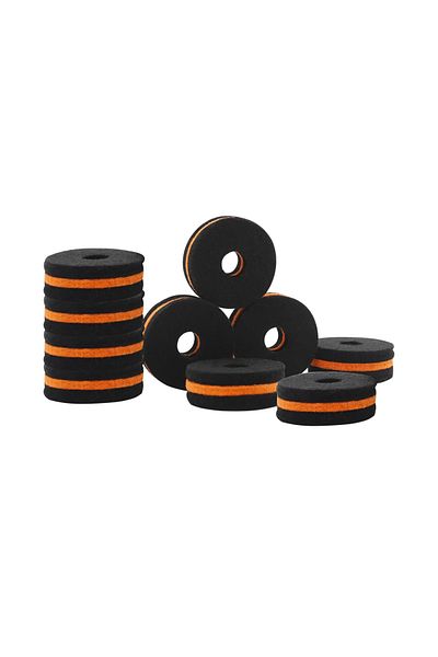 IRIN 10 Pcs Cymbals Felt Pad Percussion Instrument Accessories Music Parts Drum Slices Felt Pad P...