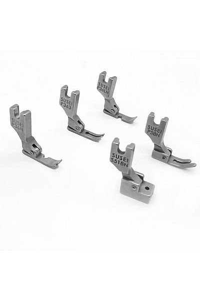 Choice 5pcs In Total S518n-363-58-36ln.n 1 Group Of Industrial Sewing Machine Zipper Presser Foot Set P363