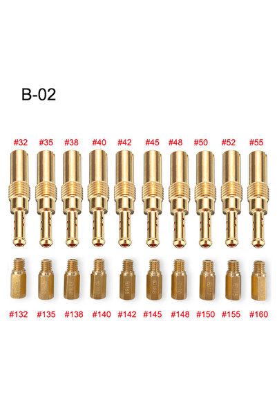 Choice B-02 ZSDTRP 20pcs Carburetor Main/Pilot Jet Vice Injector Nozzle For P...