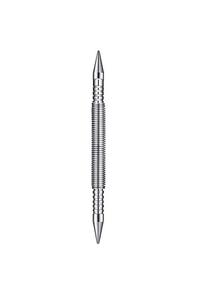 Choice Nail Punch Spring Center Punch General Woodworking Metal Drill Hammerless Dual Head Nail Setter Spri