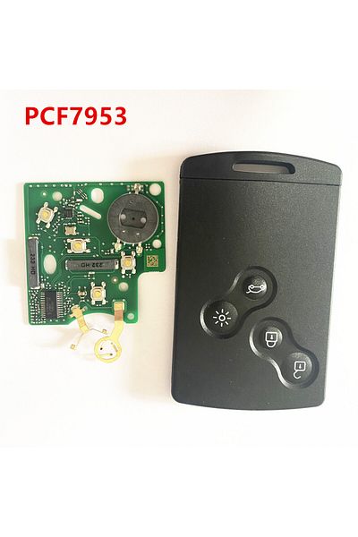 Wilongda With Logo 4 Button Smart Key 433mhz Pcf7953 4a Hitag Chip Passive Keyless Go System For Renault Clio