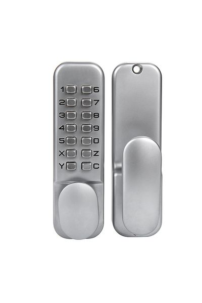 Choice Silver Kak Zinc Alloy Keyless Door Lock Mechanical Combination Lock Safety Door Lock Code Lock For H