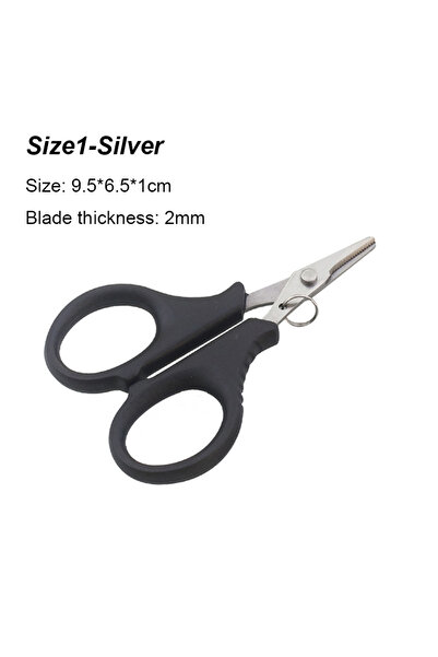 Choice5 مقص صيد متعدد الوظائف محمول مصنوع من الفولاذ المقاوم للصدأ، يقطع خيوط...