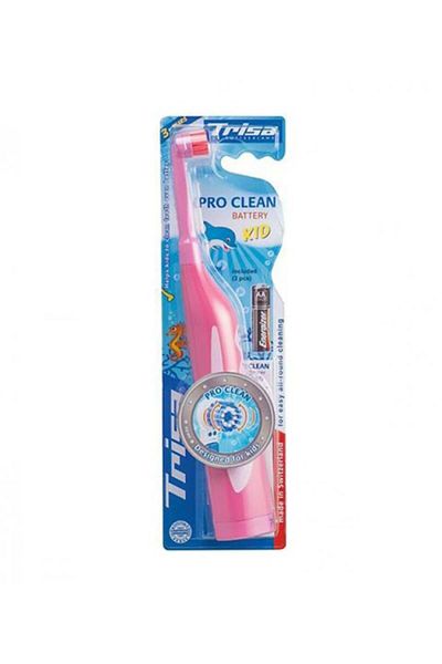 Trisa Trisa Pro Clean Battery Powered Toothbrush Pink