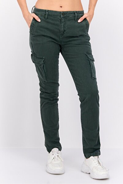 Robe Di Kappa Women Perfect Fit High Rise Straight Leg Stretchable Cargo Pant...
