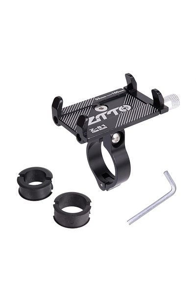ZTTO Black Z81 Bicycle Phone Holder Reliable Mount Universal Mtb Mobile Cell Gps Metal Motorcycle Ho