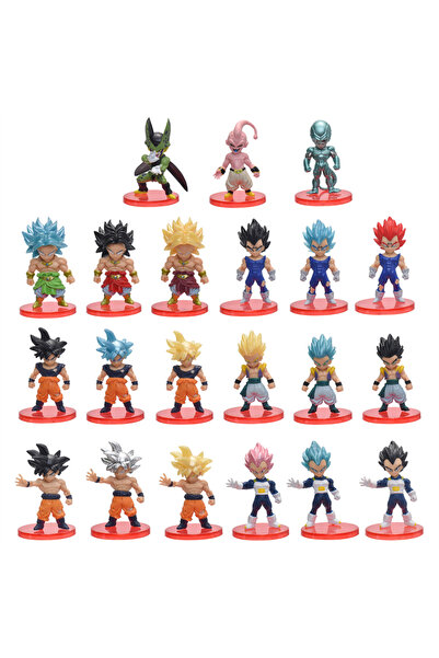 Choice مجموعة بانداي من 21 قطعة من مجسمات شخصيات أنمي دراغون بول زد: سون غوكو...