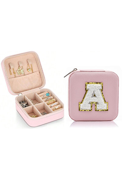 Choice صندوق مجوهرات جديد إبداعي من PINK-A قابل للحمل للسفر، خاتم، قلادة، أقر...