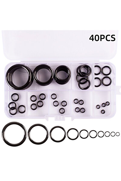 Choice مجموعة إصلاح صنارة الصيد مكونة من 40 قطعة، أدلة صنارة الصيد، مجموعة حل...