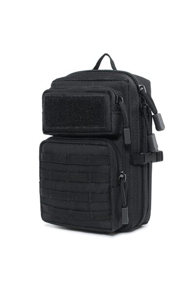 Choice حقيبة أدوات تكتيكية سوداء اللون، حقيبة خصر لأدوات الهاتف، حقيبة طبية E...