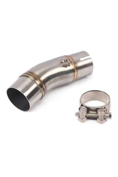 Choice Type A Z400 Motorcycle Exhaust Pipe Middle Link For Kawasaki Ninja 400 Z400 Z250 2017-2021 51mm Tubo
