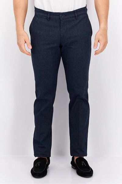 Robe Di Kappa Men Slim Fit Textured Chino Pants, Blue
