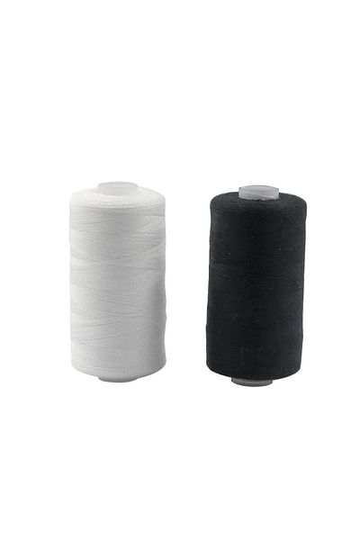 Choice 1pcblack 1pcwhite 2pcs Sewing Thread Sewing Thread Polyester Thread Set Sewing Threads Sewing Spools