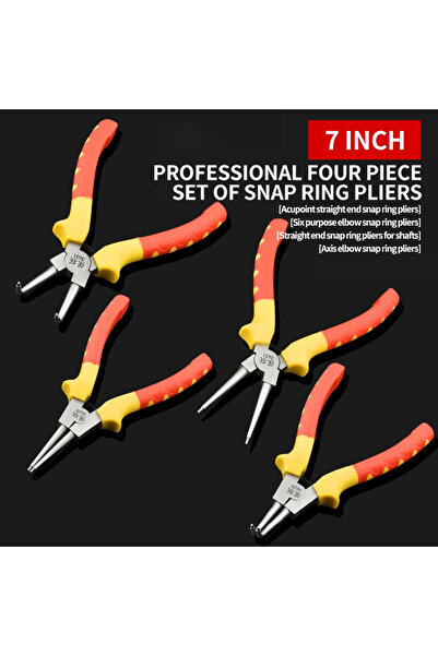 Choice مجموعة من 4 قطع من كماشة BAOLIAN ذات الحلقة الدائرية، كماشة توسعة متعد...