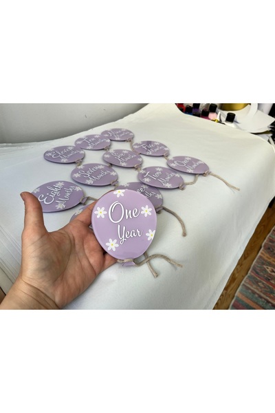 SHINY Balon çiçekli disk seti 13 adettir