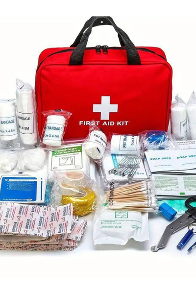 updated Emergency First Aid Kit With 184 Pieces, Portable Survival First Aid Kit For Home Outdoor Re