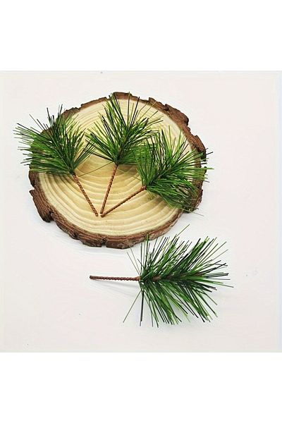 Choice Green 10pcs 7cm Christmas Decoration Artificial Green Pine Xmas Tree Pendant Home Room Decor New Yea