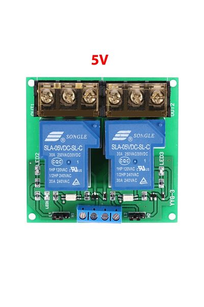 Choice 5v Relay Module 2 Channel Relay Module 12v 5v 24v Output Capacity Within Dc 30v 30a Or Ac 250v 30a O