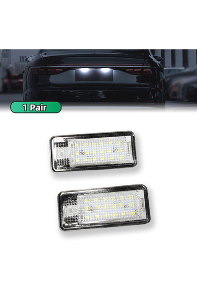Choice Pair 2pcs For Audi Led Number Plate Light A3 A4 S4 Rs4 B6 B7 A6 Rs6 S6 C6 S5 Q7 A8 S8 Avant Canbus E