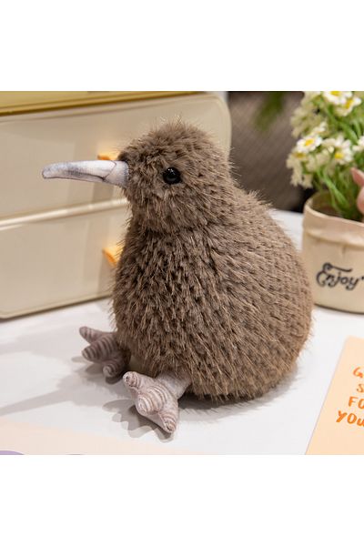 Choice 20cm Brown 20cm Cute Lifelike Kiwi Bird Plush Toy Soft Pillow New Zealand Stuffed Plush Animals Kids