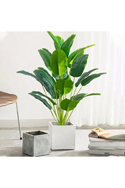 Choice 12 ورقة، قطعة واحدة من نباتات اصطناعية كبيرة الحجم من أشجار النخيل الاستوائية المزيفة، أوراق بلاستيكية حقيقية الملمس