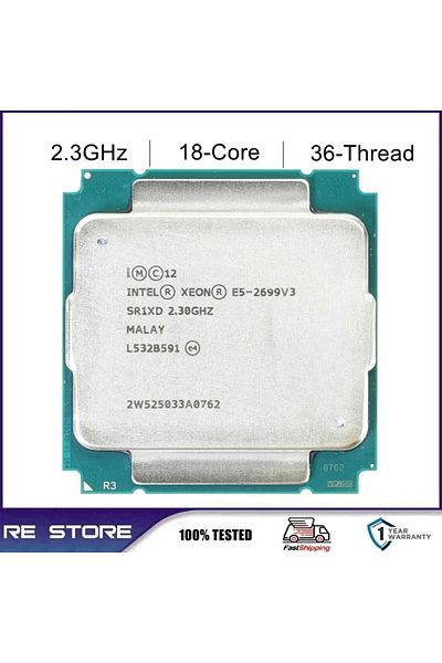 Choice Intel Xeon E5 2699 V3 2.3Ghz 18-Core LGA 2011-3 cpu processor SR1XD