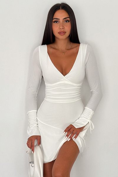 SLAW REZZ Μυστηριώδες μίνι φόρεμα Allure με λαιμόκοψη