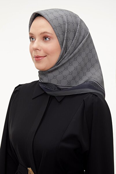 Levidor Anthracite L Pattern Aura Scarf