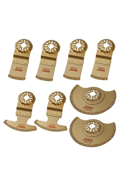 Choice NEWONE 8pcs Carbide Oscillating Tool Blade, Multi-tool saw blades Multi Tool Mortar Cutting Saw B...