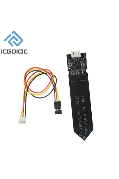 Choice Capacitive Soil Moisture Sensor Module Not Easy to Corrode Wide Voltage Wire 3.3~5.5V Corrosion R...