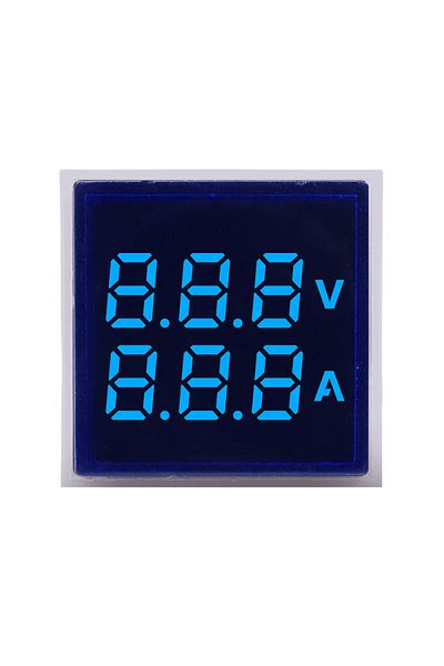 Choice Blue 22mm Ac 24-500v 0-100a Led Digital Voltmeter Ammeter Ac Voltage Current Dual Digital Display Me