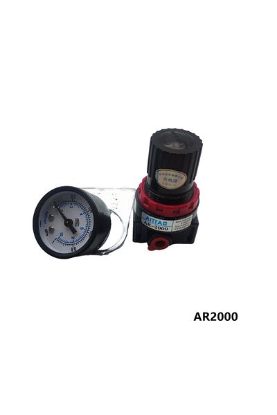 Choice AR2000 AR2000 G1/4 Thread BSP Pneumatic Mini Adjusting Air Compressor Air Regulator Filter Pressure
