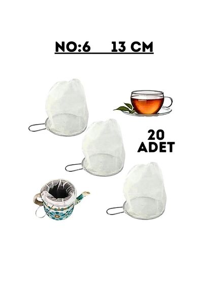 Zarif İnci Torba Tül Demlik Çay Süt Kahve Süzgeç Yeniden Kullanılabilir Bitki...