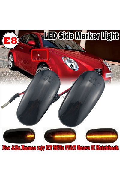Choice ضوء إشارة الانعطاف LED الوامض المتسلسل لسيارة ألفا روميو ميتو 147 GT 147 قبل...