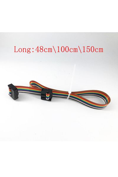 Choice 48cm Ender-3/CR-10 Series Screen Extension Cable 10 Pins，Flexible Flat Ribbon Jumper Display Cable f