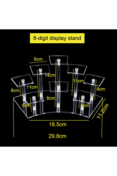 Choice 8 positions Acrylic Dessert Display Stand Jewelry Cake Perfume Storage...
