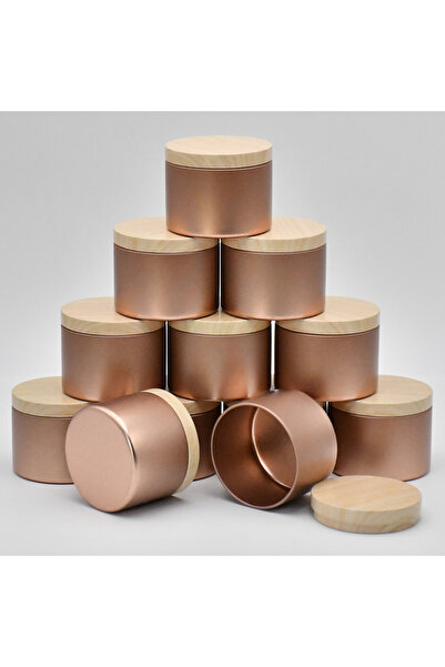 Choice علب شموع 8 أونصة، 4 أونصة/8 أونصة، 12 قطعة، حاويات شموع لصنع الشموع، ب...