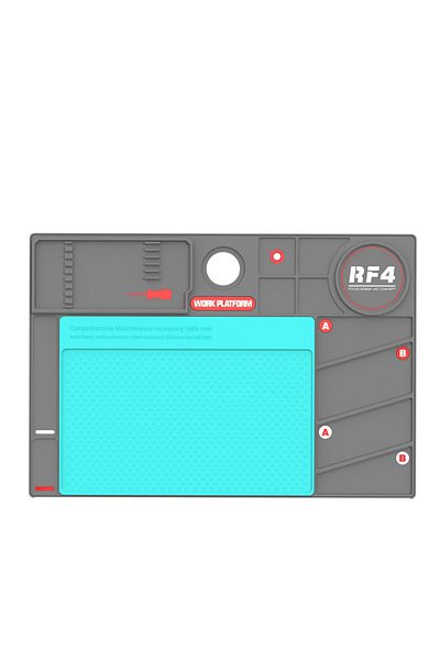 Choice Grey.green Rf4 Insulated Silicone Soldering Mat Welding 260x380mm Bga Desktop Station Phone Repair P