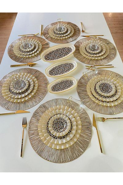 GÜRCÜGLASS طقم قهوة 27 قطعة
