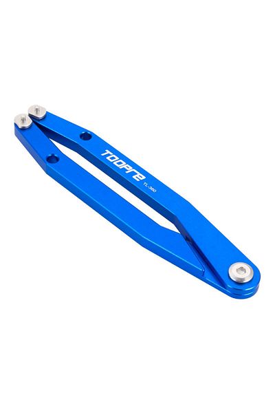 TOOPRE Blue Bicycle Pin Hook Adjustable Wrench Dub Crank Cover Removal Tool Motorcycle Shock Oil Se
