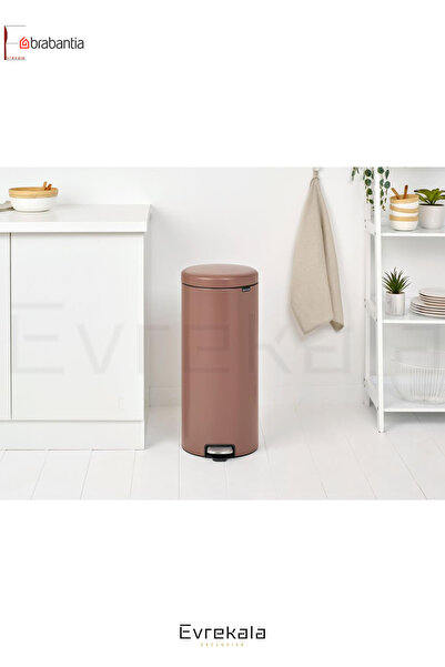 Brabantia Trash Can New 30 Lt Pedal Taupe Trash Can -Evrekala- Brown Special Color