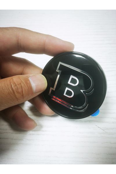 Choice 57mm For Brabus Black For Brabus Hood Sticker 57mm Brabus Badge Sticker Hood Emblems For Mercedes Br