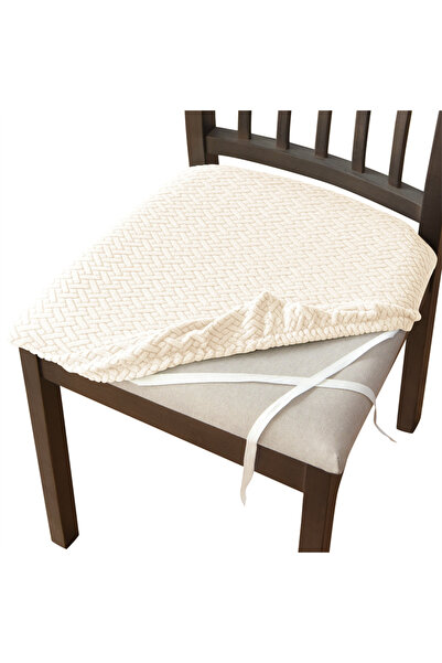 Choice 4 قطع غطاء كرسي A1 4 قطع/مجموعة أغطية مقاعد كرسي الطعام المطاطية من ال...