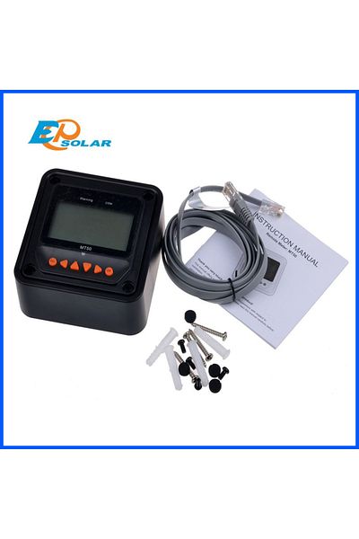 Choice Black Epever Mt50/mt52 Meter For Epever Tracer Solar Controller Traceran Tracerbn Xtran Series