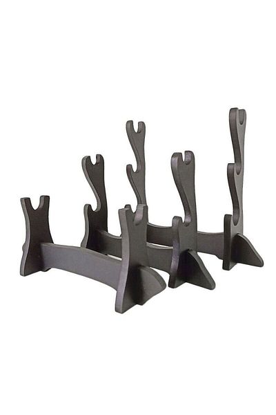 Choice 2 Tier Small Japanese Samurai Sword Katana Tanto Stand Holder Flute Ruler Display Rack 1 ~ 3 Tier