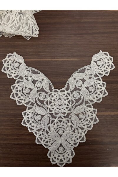 Butik Aplik Runner masaüstü sunumluk örtü üstü elbise kenarı havlu kenarı imz...