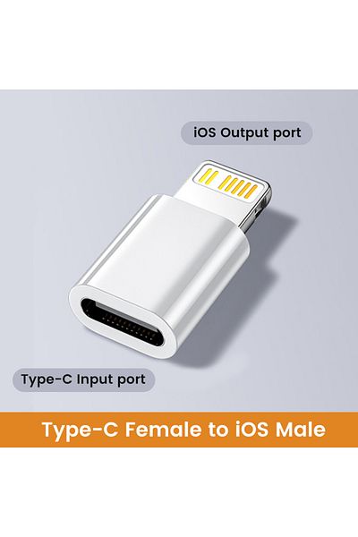 Choice C-l Elough Type C Female To Lightning Male Adapter Fast Charging Usb 2.0 Lightning Female To Type C
