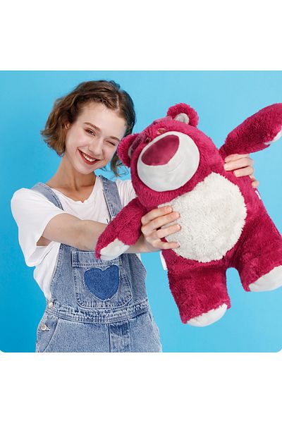 Choice 40cm l 15.7inch Lotso Disney Toy Story 3 Lotso Kawaii Strawberry Bear Stuffed Toys Cartoon&Cute The