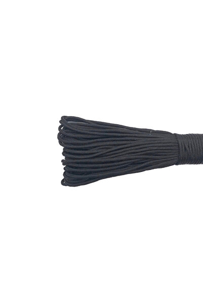 Choice حبل باراكورد أسود بطول 8 أمتار بقطر 2 مم وقاعدة واحدة من أجل البقاء عل...