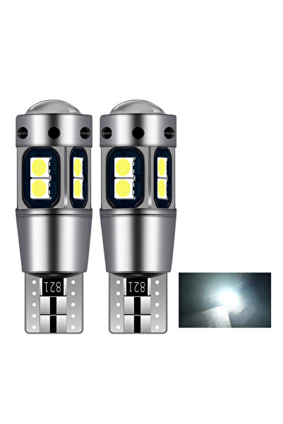 Choice مصباح خلفي LED أبيض عالي الجودة T10 W5W 168 192 3030 10smd 12 فولت مصب...